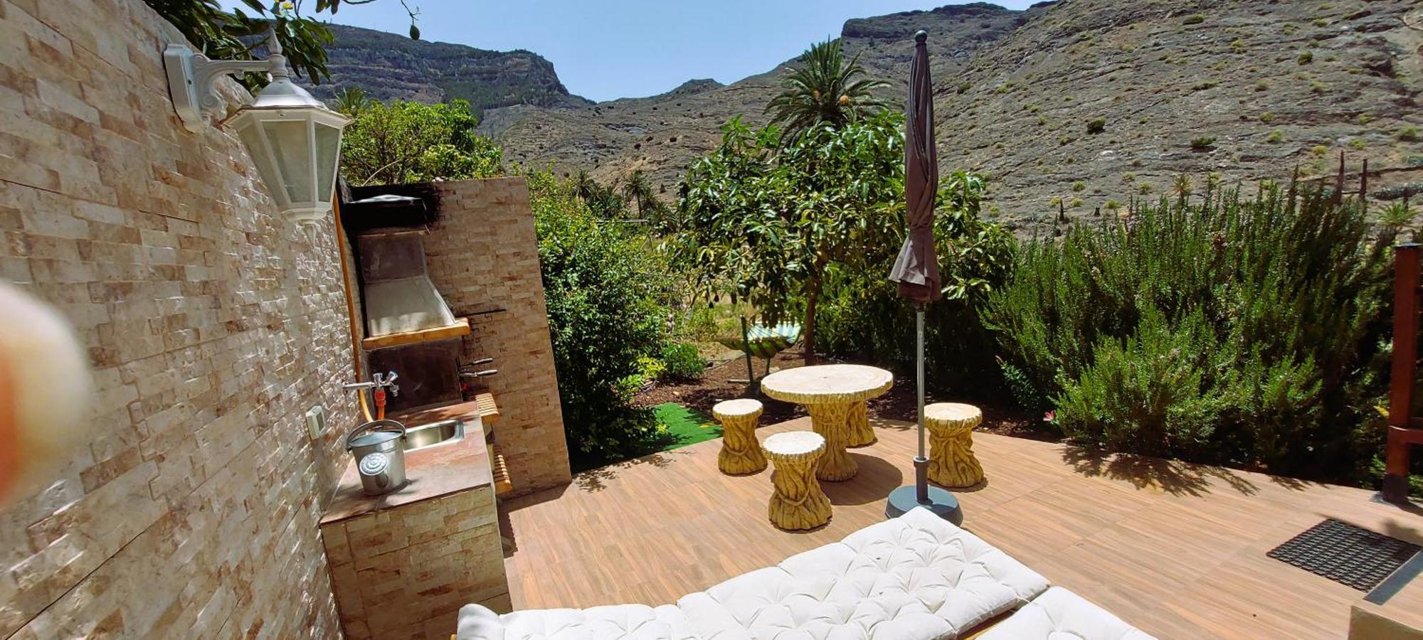 Cabana Los Palmeros, Vista Al Mar Y La Montana Alojera Extérieur photo