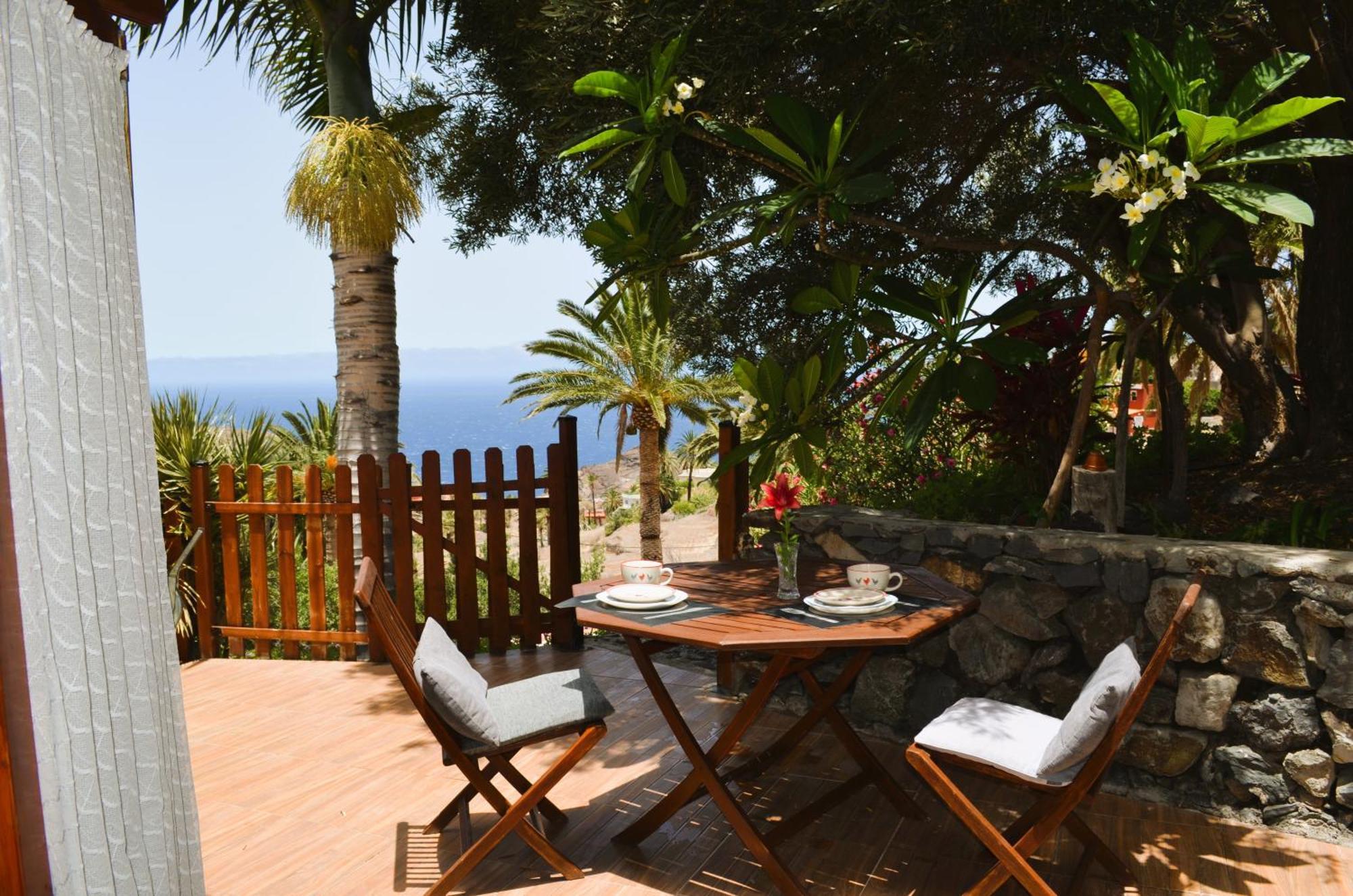 Cabana Los Palmeros, Vista Al Mar Y La Montana Alojera Extérieur photo